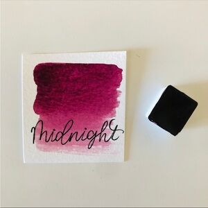 Handmade Watercolor Paint Midnight